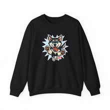 Load image into Gallery viewer, Adorable Husky Sweatshirt | Cozy Unisex Crewneck | Perfect Gift for Dog Lovers | Casual Wear, Indoor Relaxation, Birthday, Christmas