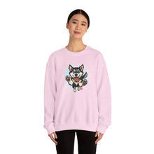 Load image into Gallery viewer, Adorable Husky Sweatshirt | Cozy Unisex Crewneck | Perfect Gift for Dog Lovers | Casual Wear, Indoor Relaxation, Birthday, Christmas