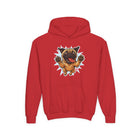 Adorable Pug Youth Hoodie with Fun Design - Perfect for Pet Lovers, Gifts for Kids, Casual Wear, Birthday Present, Dog Lover Apparel