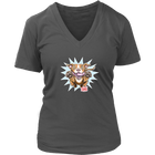 Red Nose Pitbull - District Womens V-Neck for Pit Bull Dog Lovers