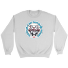 Rescue is my favorite breed - White Staffy Crewneck Sweatshirt
