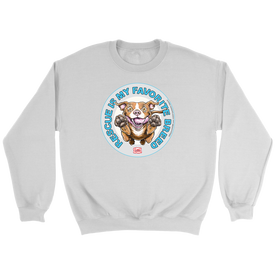 Rescue is my favorite breed sweatshirt - Red nose pit bull collection