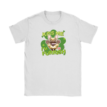 Load image into Gallery viewer, Kiss me I'm furrish - Frenchie - Gildan Womens T-Shirt