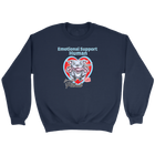Emotional Support Human - Blue Nose Pitbull - Crewneck Sweatshirt
