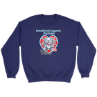 Emotional Support Human - Blue Nose Pitbull - Crewneck Sweatshirt