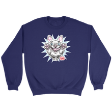 Load image into Gallery viewer, White French Bulldog - Frenchie Dog Lover's Crewneck Sweatshirt