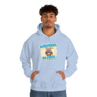 Cute Yellow Labrador Retriever Dog - Squirrel Patrol Puppy - Unisex Heavy Blend™ Hooded Sweatshirt