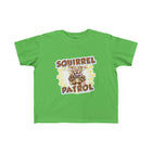 Cute Yellow Labrador Retriever Puppy Dog Squirrel Patrol - Kid's Fine Jersey Tee