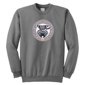 Rescue is My Favorite Breed - Black Labrador Youth Crewneck Sweatshirt