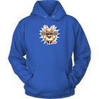 Royal blue Unisex Hoodie featuring the OMG Fawn French Bulldog - Frenchie