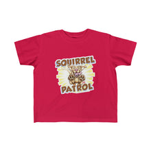 Load image into Gallery viewer, Cute Yellow Labrador Retriever Puppy Dog Squirrel Patrol - Kid's Fine Jersey Tee