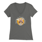 Yellow Labrador Retriever V-Neck Shirt for Women