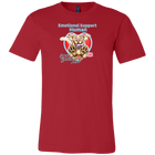 Emotional Support Human - Yellow Labrador Retriever - Canvas brand Mens Shirt