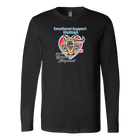 Emotional Support Human - German Shepherd - Canvas brand Long Sleeve Shirt