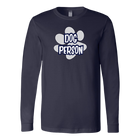 Dog Person - Canvas Long Sleeve Shirt