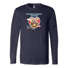 Emotional Support Human - Yellow Labrador Retriever - Canvas Long Sleeve Shirt