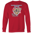 Emotional Support Human - German Shepherd - Sweatshirt Big Print