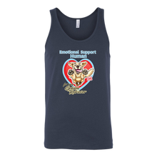Load image into Gallery viewer, Emotional Support Human - Golden Retriever - Canvas brand Unisex Tank