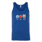 Peace Love Yorkie - Canvas brand Unisex Tank