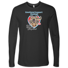 Emotional Support Human - German Shepherd - Next Level Mens Long Sleeve