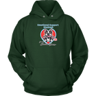 Emotional Support Human - Boston Terrier - Unisex Hoodie for Bostie Dog Lovers