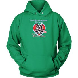 Emotional Support Human - Boston Terrier - Unisex Hoodie for Bostie Dog Lovers