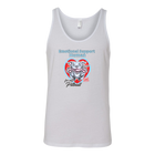 Emotional Support Human - Blue Nose Pitbull - Canvas brad Unisex Tank