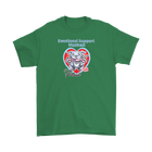 Emotional Support Human - Blue Nose Pitbull - Gildan Mens T-Shirt