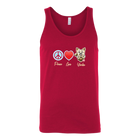 Peace Love Yorkie - Canvas brand Unisex Tank