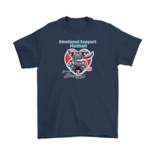 Load image into Gallery viewer, Emotional Support Human - Black Labrador Retriever - Men's T-Shirt for Dog Lovers