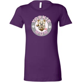 Yorkshire Terrier (Yorkie) Mom - Bella Womens Shirt for Yorkie Dog Lovers