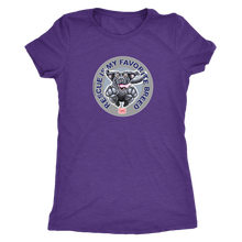 Load image into Gallery viewer, Rescue is My Favorite Breed - Black Labrador Women's Triblend