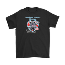 Load image into Gallery viewer, Emotional Support Human - Black Labrador Retriever - Men's T-Shirt for Dog Lovers
