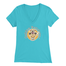 Load image into Gallery viewer, Golden Retriever - Bella Womens V-Neck
