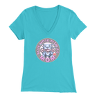 Blue Nose PitBull Mom - Bella Womens V-Neck