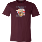 Emotional Support Human - Yellow Labrador Retriever - Canvas brand Mens Shirt