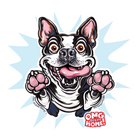 Boston Terrier decal