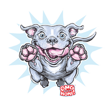 Load image into Gallery viewer, blue nose pitbull decal