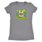 Kiss me I'm furrish - Frenchie - Next Level Womens Triblend
