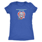 Emotional Support Human - Blue Nose Pitbull - Next Level Womens Triblend