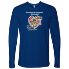Emotional Support Human - German Shepherd - Next Level Mens Long Sleeve