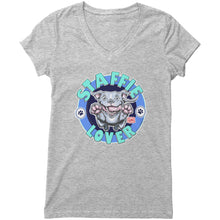 Load image into Gallery viewer, Staffie Lover V-Neck Shirt for Women