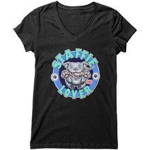 Load image into Gallery viewer, Staffie Lover V-Neck Shirt for Women