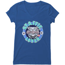 Load image into Gallery viewer, Staffie Lover V-Neck Shirt for Women