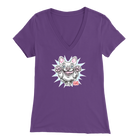 White French Bulldog - Frenchie - Bella Womens V-Neck