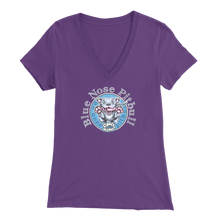 Load image into Gallery viewer, Blue Nose Pitbull - Dog Lover's V-Neck Shirt for Women