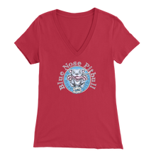 Load image into Gallery viewer, Blue Nose Pitbull - Dog Lover's V-Neck Shirt for Women