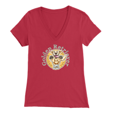 Load image into Gallery viewer, Golden Retriever - Bella Womens V-Neck