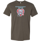 Emotional Support Human - Blue Nose Pitbull - Canvas brand Mens Shirt