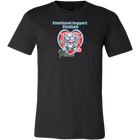 Emotional Support Human - Blue Nose Pitbull - Canvas brand Mens Shirt